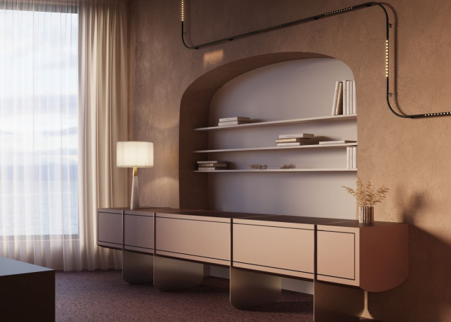 Трековый светильник Maytoni Points C101CL-L1000-24W3-6K-B Трековый светильник Maytoni Points C101CL-L1000-24W3-6K-B