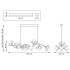 Подвесная люстра Lightstar Ceramo BW 799087 Подвесная люстра Lightstar Ceramo BW 799087