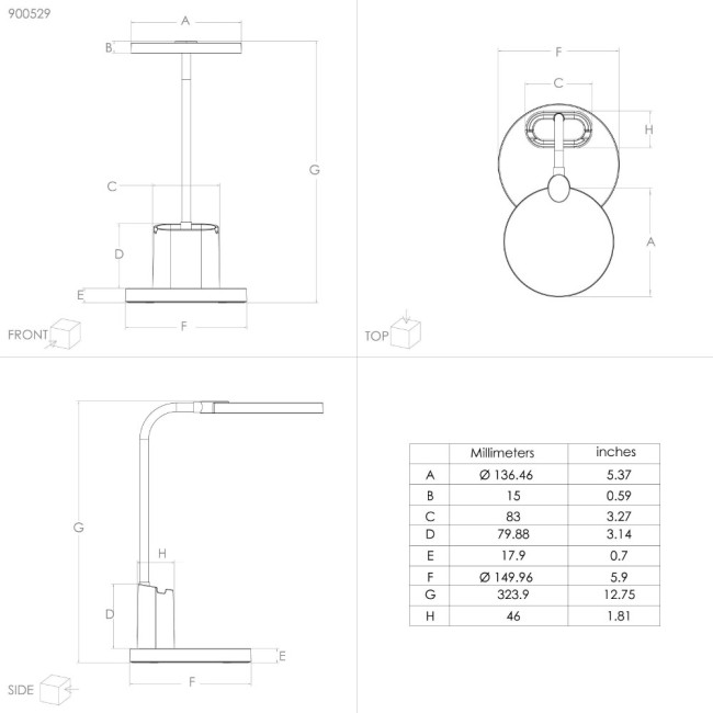 Настольная лампа Eglo Brolini 900529 Настольная лампа Eglo Brolini 900529