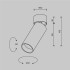 Спот Maytoni Technical Focus Led C055CL-L12W2.7K-W-PT