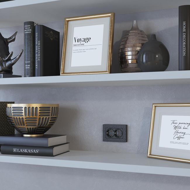 Рамка Werkel Hammer черный 4690389163654 Рамка Werkel Hammer черный 4690389163654