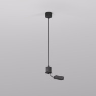 Подвод питания для подвесного монтажа трека Denkirs Smart Base TR2124-BK