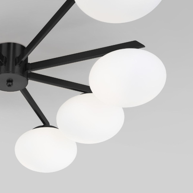 Потолочная люстра Eurosvet Opaline 70220/8 черный a065767