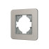 Рамка алюминиевая на 1 пост Arlight FRM-AKIRY-SFAL-1-SR 049684