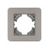 Рамка алюминиевая на 1 пост Arlight FRM-AKIRY-SFAL-1-SR 049684