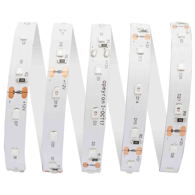 Светодиодная лента Apeyron 12В СТ 4,8Вт/м smd3528, 60д/м IP20 5м зеленая 00-34 Светодиодная лента Apeyron 12В СТ 4,8Вт/м smd3528, 60д/м IP20 5м зеленая 00-34