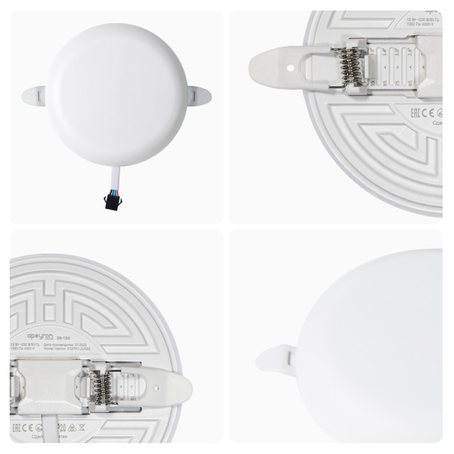 Встраиваемая светодиодная панель безрамочная Apeyron FLP 06-104 Встраиваемая светодиодная панель безрамочная Apeyron FLP 06-104