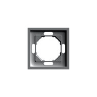 Рамка 1-местная Stekker Эмили PFR00-5001-09 антрацит soft touch 49936