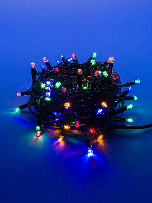 Уличная светодиодная гирлянда (UL-00003943) Uniel  разноцветный ULD-S1000-120/TBK Multi IP67