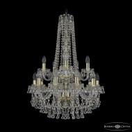 Подвесная люстра Bohemia Ivele Crystal 1409/10+5/195/h-83/2d G