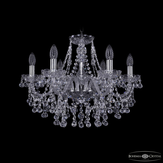 Подвесная люстра Bohemia Ivele Crystal 1409/6/195 Ni