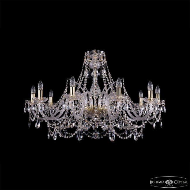 Подвесная люстра Bohemia Ivele Crystal 1411/10/360 G
