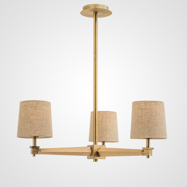 Люстра на штанге ImperiumLoft Stavra Jorgenson Beige/Light Wood 203577-26 Люстра на штанге ImperiumLoft Stavra Jorgenson Beige/Light Wood 203577-26