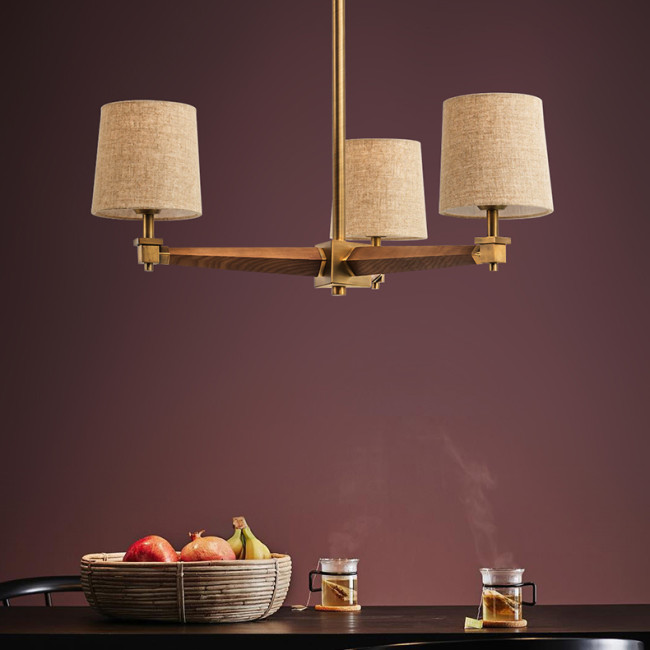 Люстра на штанге ImperiumLoft Stavra Jorgenson Beige/Light Wood 203577-26 Люстра на штанге ImperiumLoft Stavra Jorgenson Beige/Light Wood 203577-26