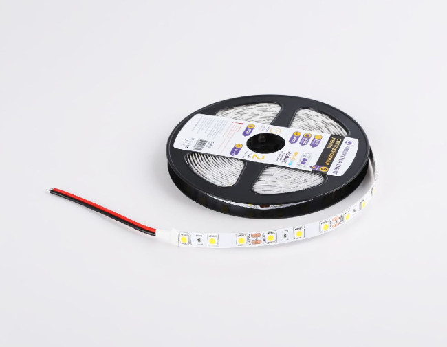 Светодиодная лента Ambrella Light Illumination 24В 5050 14,4Вт/м 3000K 5м IP20 GS4002 Светодиодная лента Ambrella Light Illumination 24В 5050 14,4Вт/м 3000K 5м IP20 GS4002