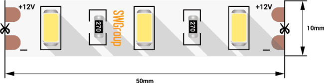 Светодиодная лента SWG SWG660-12-12-NW-M 009275 Светодиодная лента SWG SWG660-12-12-NW-M 009275