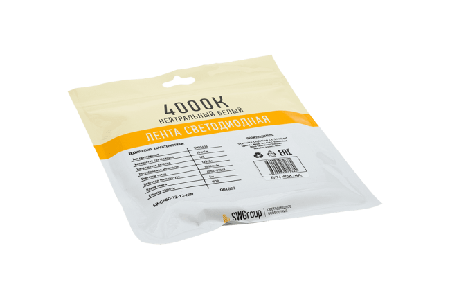 Светодиодная лента SWG SWG660-12-12-NW-M 009275 Светодиодная лента SWG SWG660-12-12-NW-M 009275