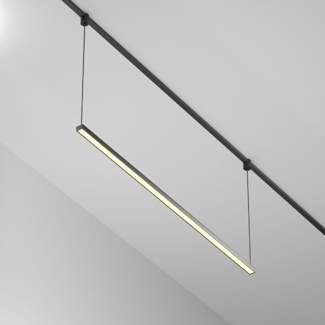 Трековый подвесной магнитный светильник Maytoni Basis TR170-1-52W3K-B Трековый подвесной магнитный светильник Maytoni Basis TR170-1-52W3K-B