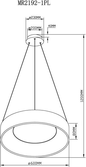 Подвесная люстра Myfar Shannon MR2192-1PL Подвесная люстра Myfar Shannon MR2192-1PL