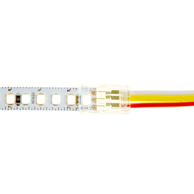 Соединитель лента-блок питания 10мм для CCT SMD ленты шириной 8 мм Feron LD171 52002