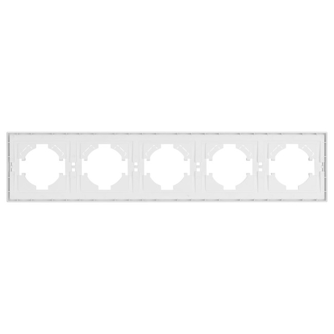Рамка пластиковая на 5 постов Arlight FRM-TENDO-PL-5-GD 053854 Рамка пластиковая на 5 постов Arlight FRM-TENDO-PL-5-GD 053854