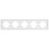 Рамка пластиковая на 5 постов Arlight FRM-TENDO-PL-5-GD 053854 Рамка пластиковая на 5 постов Arlight FRM-TENDO-PL-5-GD 053854