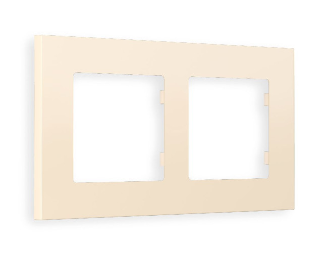 Рамка двухместная Ambrella Volt Qubi AF250332 Рамка двухместная Ambrella Volt Qubi AF250332