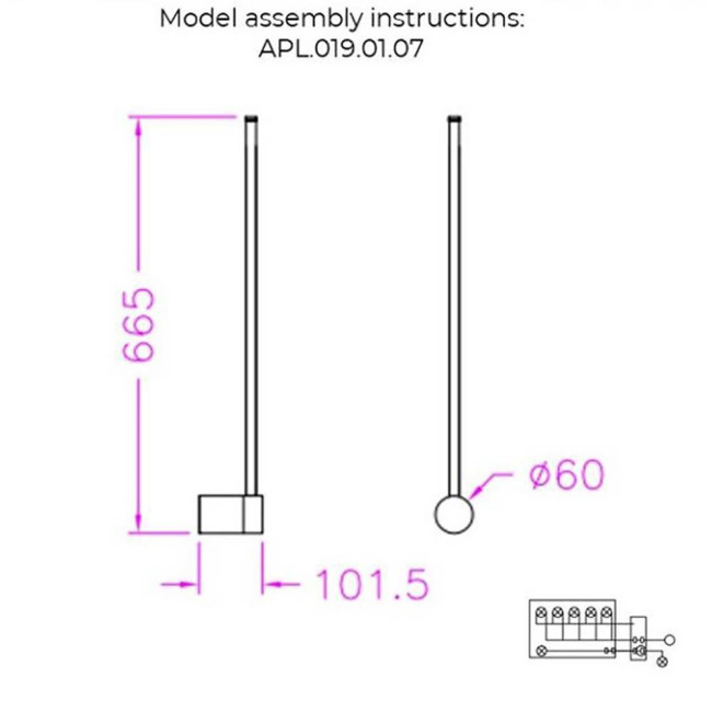 Бра Aployt Merian APL.019.01.07 Бра Aployt Merian APL.019.01.07