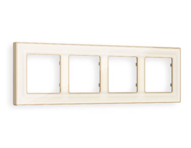 Рамка четырехместная Ambrella Volt Arctic AF580344 Рамка четырехместная Ambrella Volt Arctic AF580344