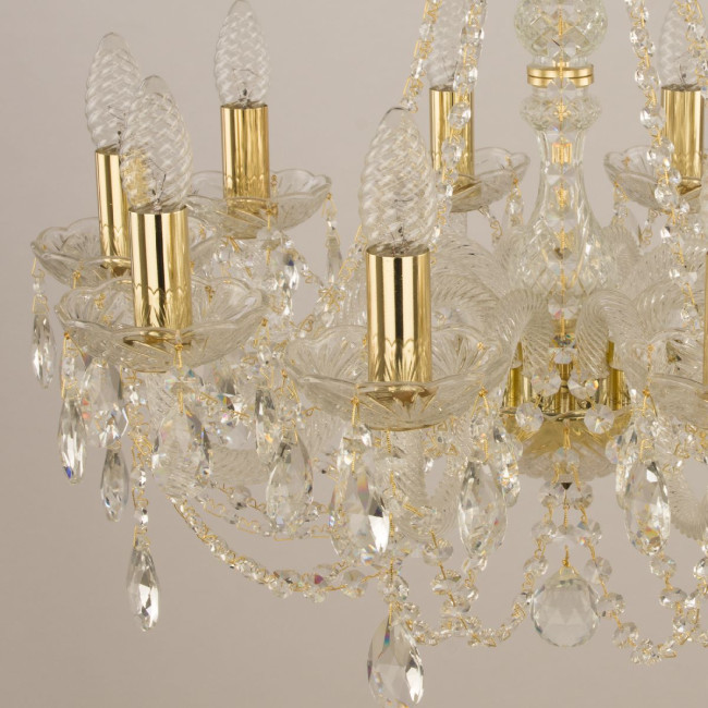 Подвесная люстра Bohemia Ivele Crystal 101/10/195 G Подвесная люстра Bohemia Ivele Crystal 101/10/195 G