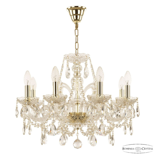 Подвесная люстра Bohemia Ivele Crystal 105/8/195 G Подвесная люстра Bohemia Ivele Crystal 105/8/195 G