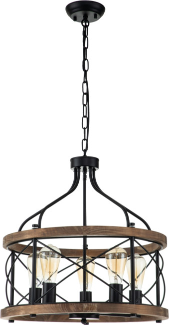 Подвесная люстра Indigo Camino 10017/5P Black V000206 Подвесная люстра Indigo Camino 10017/5P Black V000206