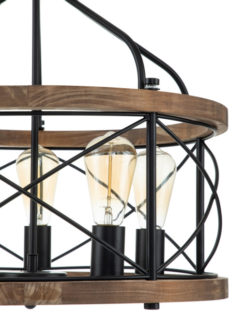 Подвесная люстра Indigo Camino 10017/5P Black V000206 Подвесная люстра Indigo Camino 10017/5P Black V000206