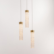 Подвесной светильник MD24030028-3A brass/clear Подвесной светильник MD24030028-3A brass/clear