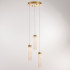Подвесной светильник MD24030028-3A brass/clear Подвесной светильник MD24030028-3A brass/clear