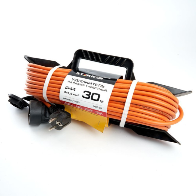 Удлинитель-шнур на рамке 1-местный Feron HM05-01-30 39633 Удлинитель-шнур на рамке 1-местный Feron HM05-01-30 39633