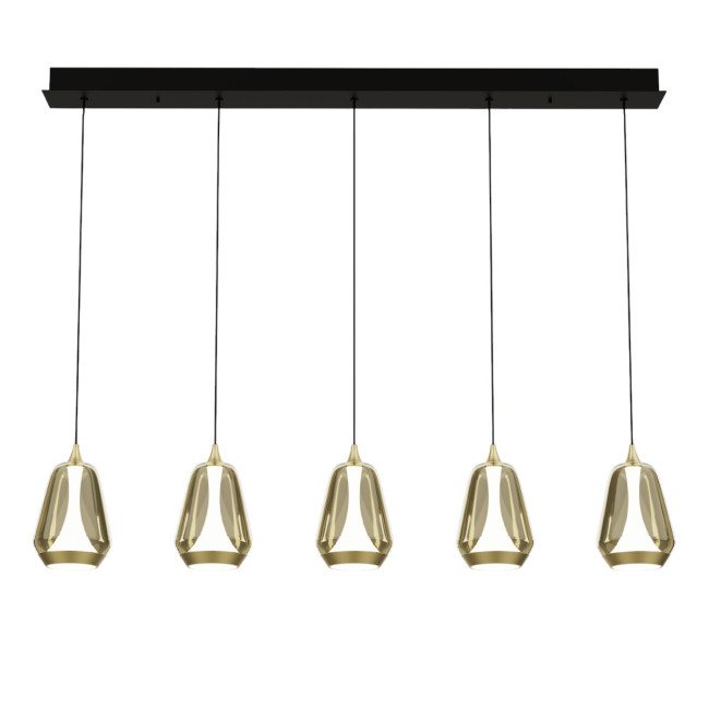 Подвесной светильник MD24001011-5B brass/champagne