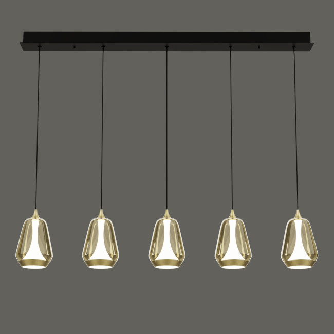 Подвесной светильник MD24001011-5B brass/champagne