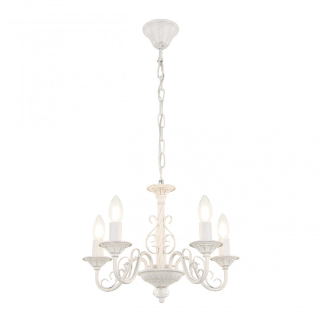 Подвесная люстра Arte Milano 342620/5 WT+SL Подвесная люстра Arte Milano 342620/5 WT+SL