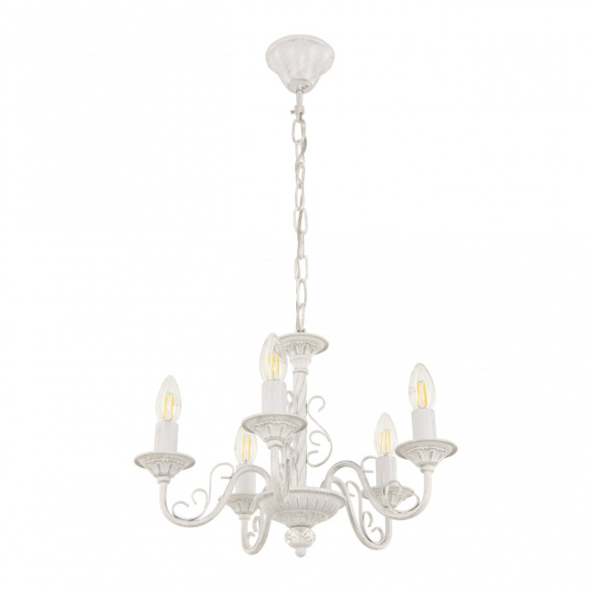 Подвесная люстра Arte Milano 342620/5 WT+SL Подвесная люстра Arte Milano 342620/5 WT+SL
