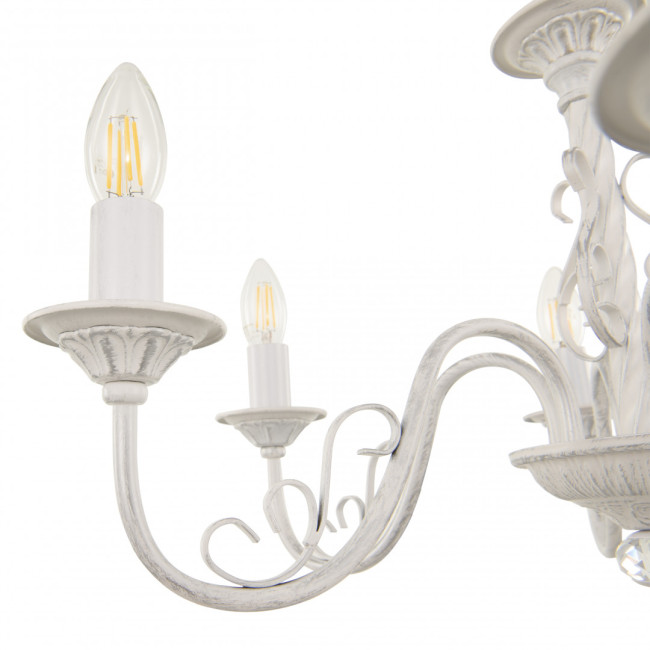 Подвесная люстра Arte Milano 342620/5 WT+SL Подвесная люстра Arte Milano 342620/5 WT+SL