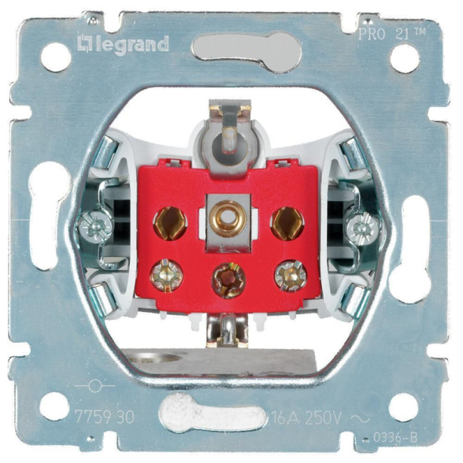 Розетка 2К+3 Legrand Galea Life 16A 250V с/з винтовой зажим 775930 Розетка 2К+3 Legrand Galea Life 16A 250V с/з винтовой зажим 775930