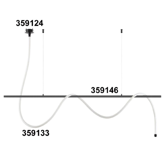 Светодиодный гибкий неон Novotech Ramo 170-265В 38Вт 4000K 3м IP20 359133