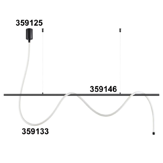 Светодиодный гибкий неон Novotech Ramo 170-265В 38Вт 4000K 3м IP20 359133