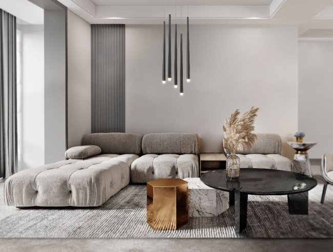 Подвесная люстра Maytoni Cascade MOD132PL-L30BK