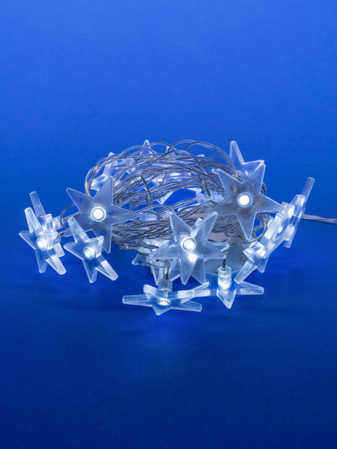 Светодиодная гирлянда Uniel (07920) звездочки 220V белый ULD-S0280-020/DTA White IP20 STARS Светодиодная гирлянда Uniel (07920) звездочки 220V белый ULD-S0280-020/DTA White IP20 STARS