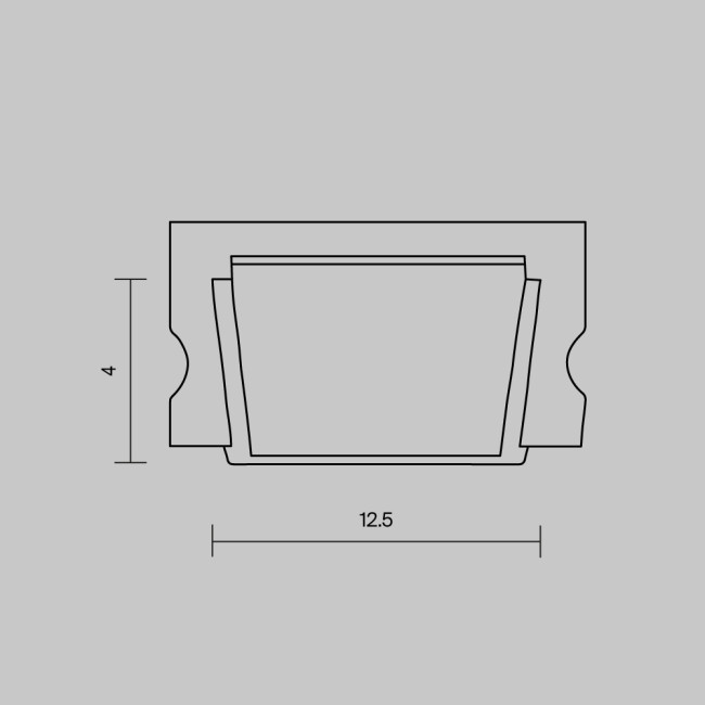 Рассеиватель для профиля 15×06 Maytoni Led Strip ALM-001-B-DF-2M 642021 Рассеиватель для профиля 15×06 Maytoni Led Strip ALM-001-B-DF-2M 642021