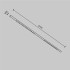 Трековый светильник Maytoni Points C101CL-L1000-24W3-6K-BS Трековый светильник Maytoni Points C101CL-L1000-24W3-6K-BS
