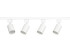 Трековый однофазный светильник (4 шт.) Эра TR70-SET4-GU10-WH Б0063933 Трековый однофазный светильник (4 шт.) Эра TR70-SET4-GU10-WH Б0063933