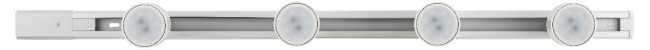 Трековый однофазный светильник (4 шт.) Эра TR70-SET4-GU10-WH Б0063933 Трековый однофазный светильник (4 шт.) Эра TR70-SET4-GU10-WH Б0063933